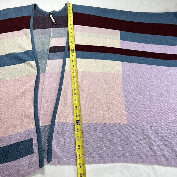 ANTHROPOLOGIE Plenty x Tracy Reese Geometric Poncho Sweater, Oversized Size XS/S - Picture 10 of 11